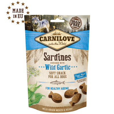Carnilove Soft Snack - Sardiner & Vild Hvidløg