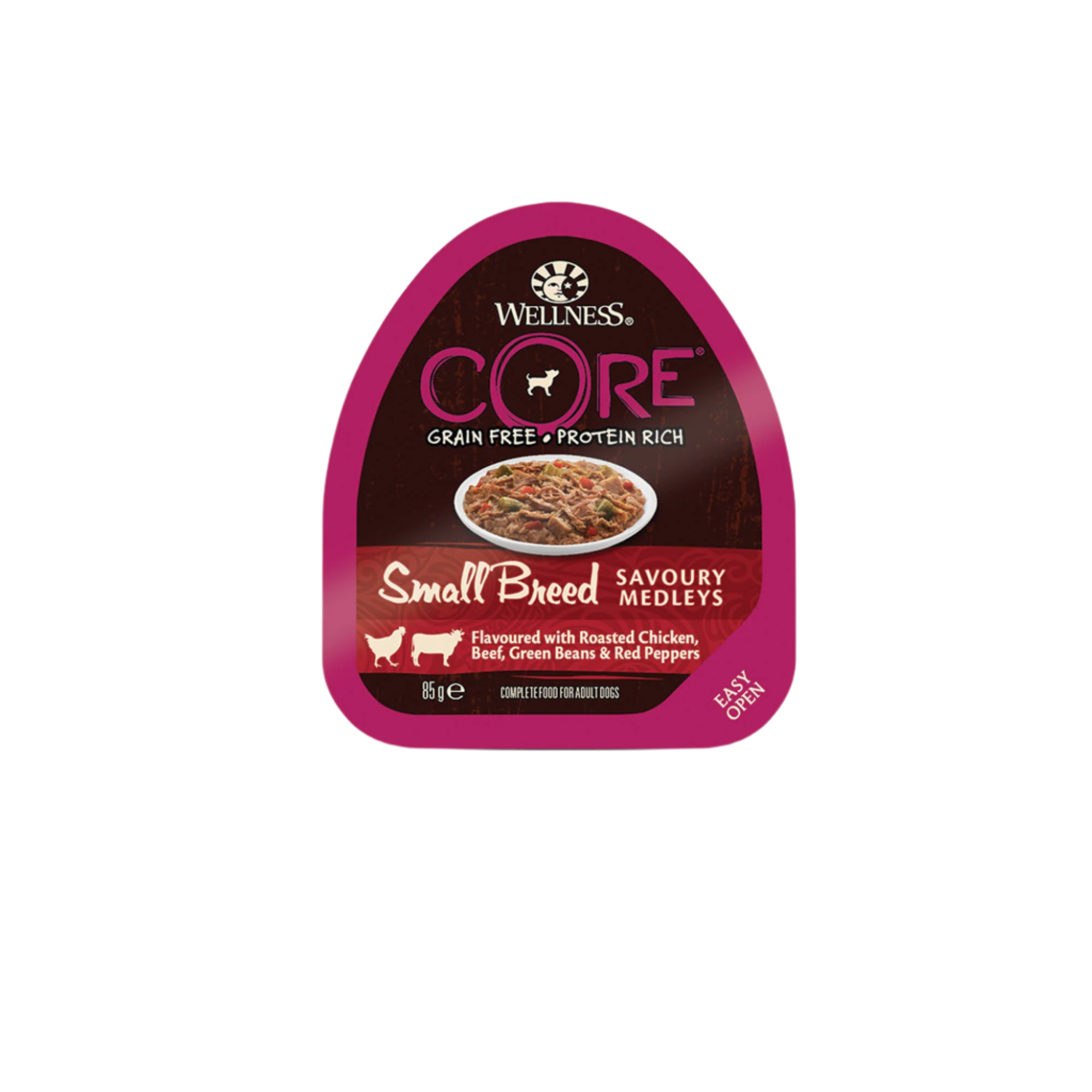 CORE small breed vådfoder 85 gram chicken, beef, beans & red pepper ...