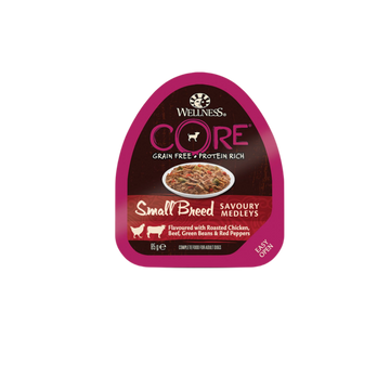 CORE small breed vådfoder 85 gram chicken, beef, beans & red pepper