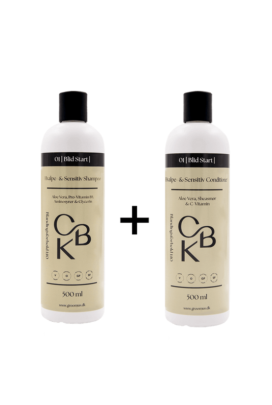 Sampak 01 Hvalpe- og Sensitiv Shampoo + Conditioner