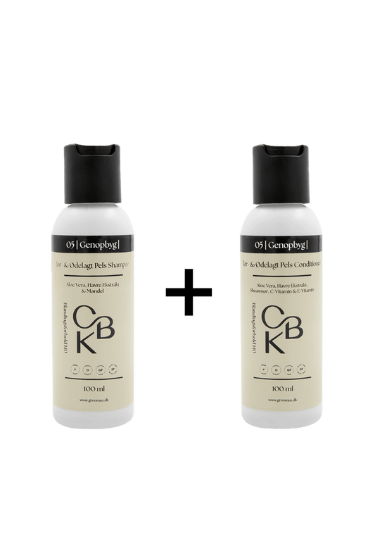 Sampak 05 Tør- & Ødelagt Pels Shampoo + Conditioner