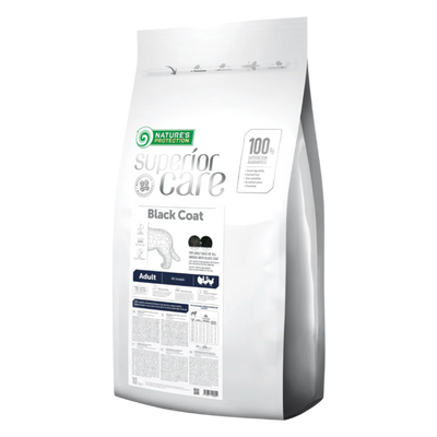 Nature's protection black coat adult all breed, chicken, turkey & duck - medium kibbles