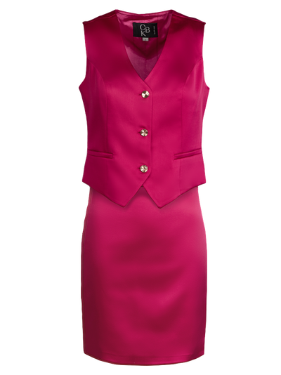 CBK Suits Pixie Vest Peony Ardour