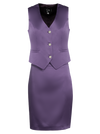 CBK Suits Pixie Vest Deep Lavender