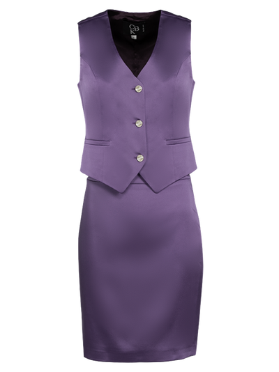 CBK Suits Pixie Vest Deep Lavender