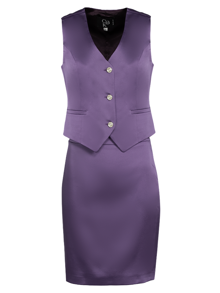 CBK Suits Pixie Vest Deep Lavender