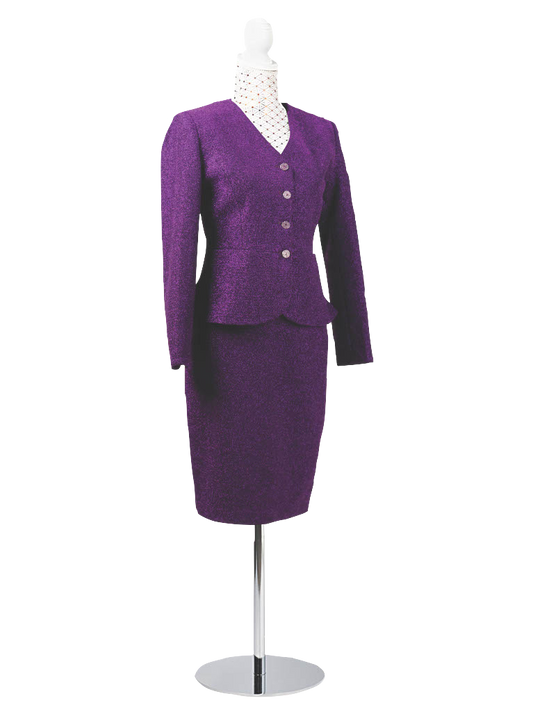 CBK Suits Icy sparkling suit amethyst orchid