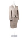CBK Suits Cartier Tweed Suit Taupe