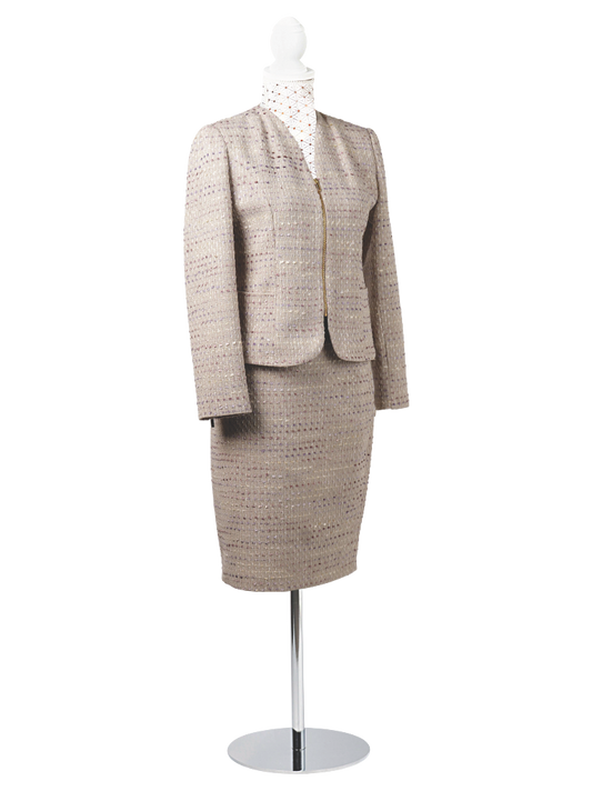 CBK Suits Cartier Tweed Suit Taupe