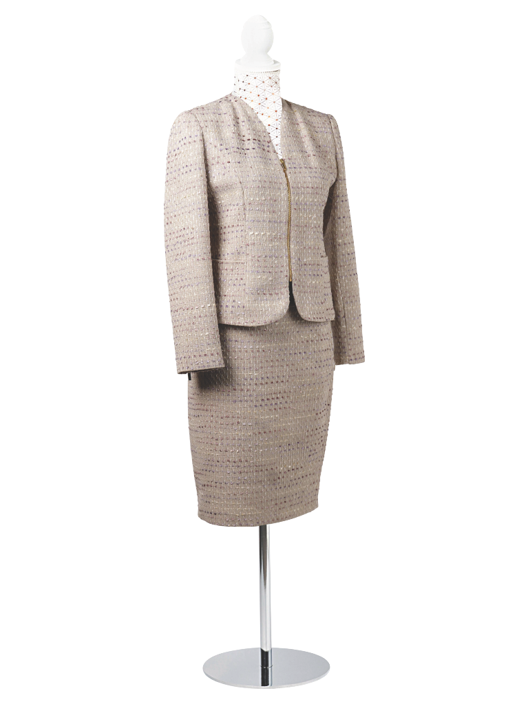 CBK Suits Cartier Tweed Suit Taupe