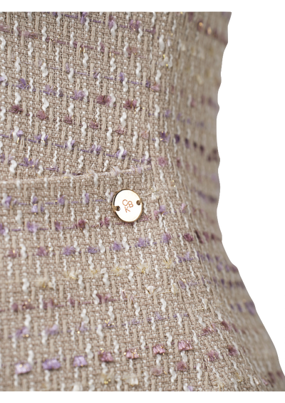 CBK Suits Cartier Tweed Suit Taupe