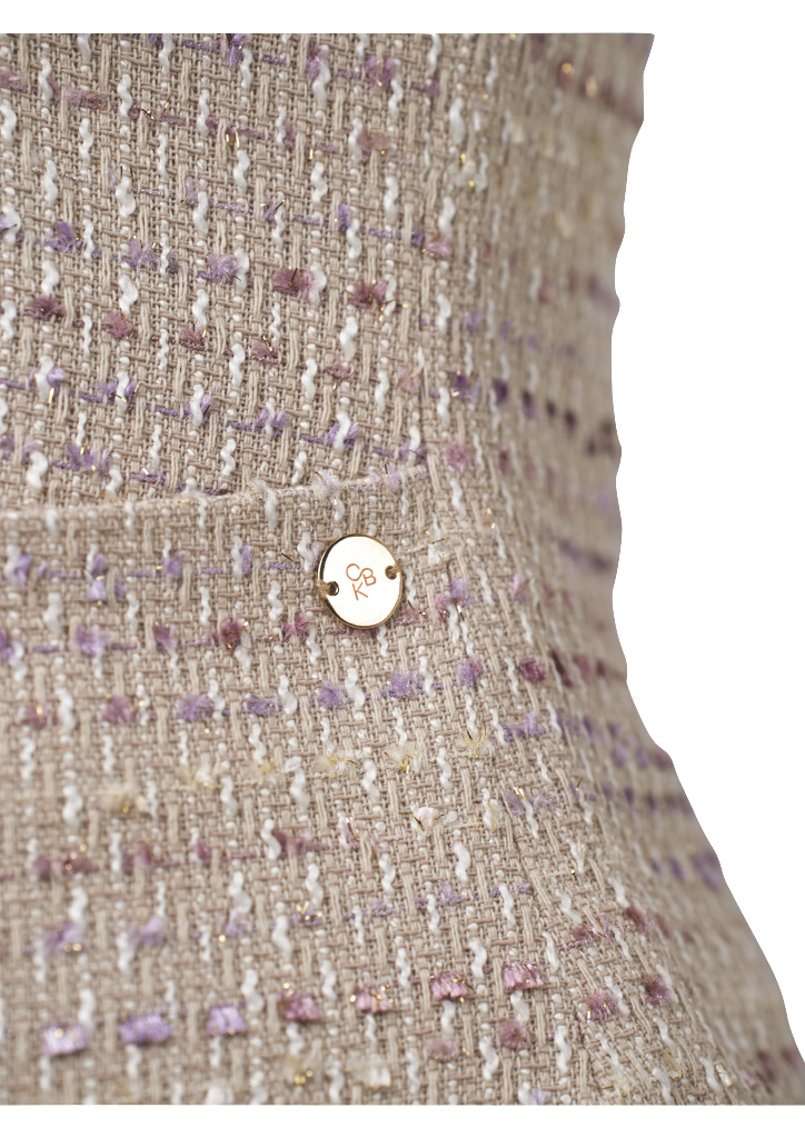 CBK Suits Cartier Tweed Suit Taupe