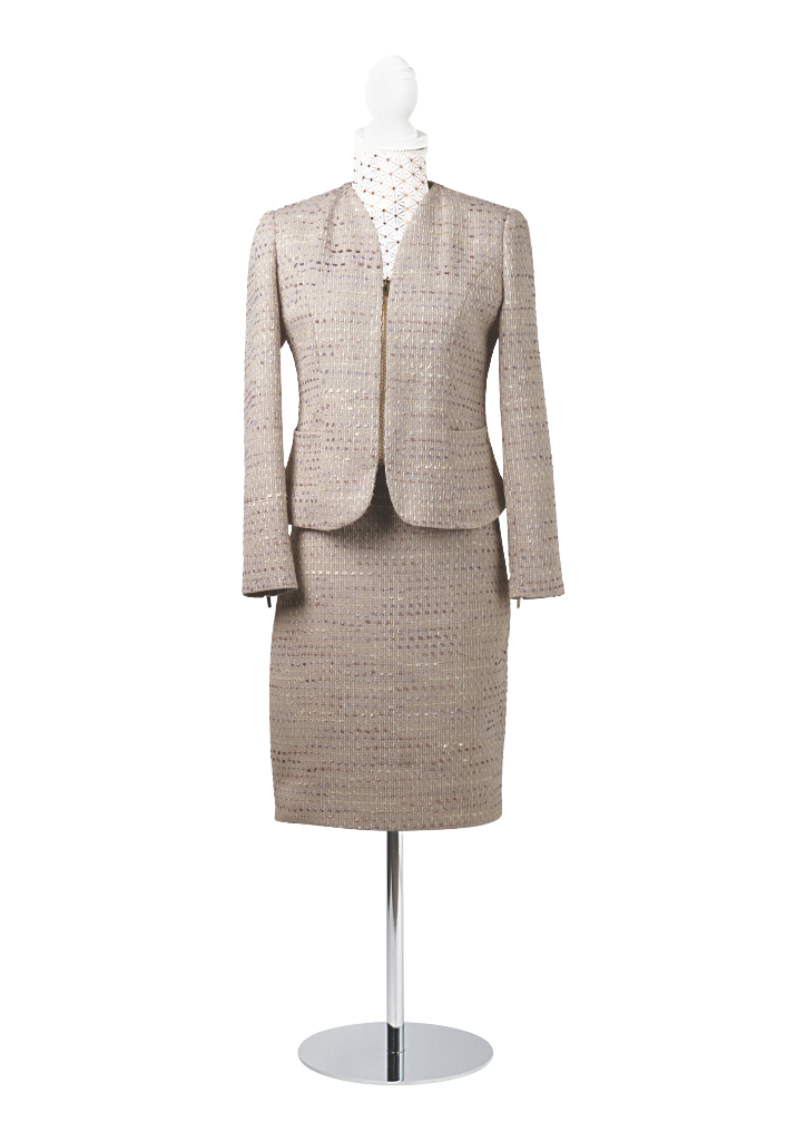 CBK Suits Cartier Tweed Suit Taupe