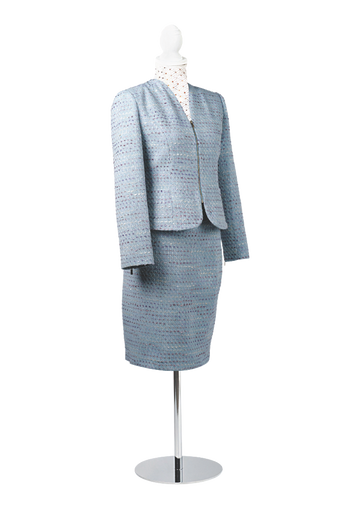 CBK Suits Cartier Tweed Waves Of Ocean Blue