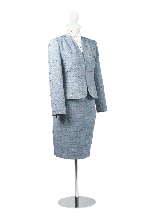 CBK Suits Cartier Tweed Waves Of Ocean Blue