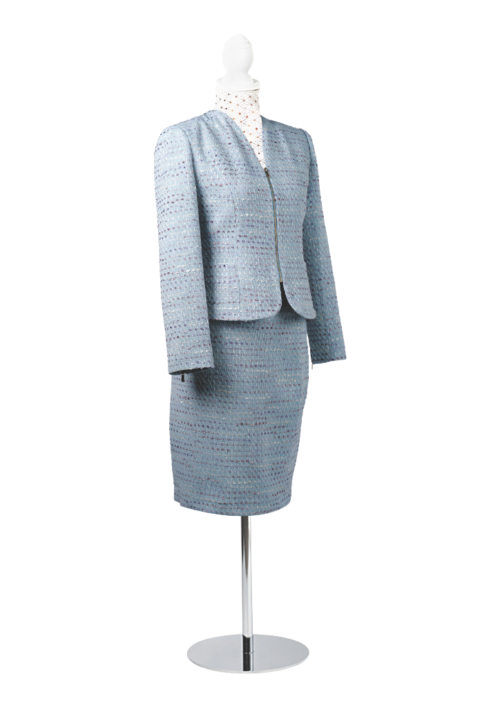 CBK Suits Cartier Tweed Waves Of Ocean Blue