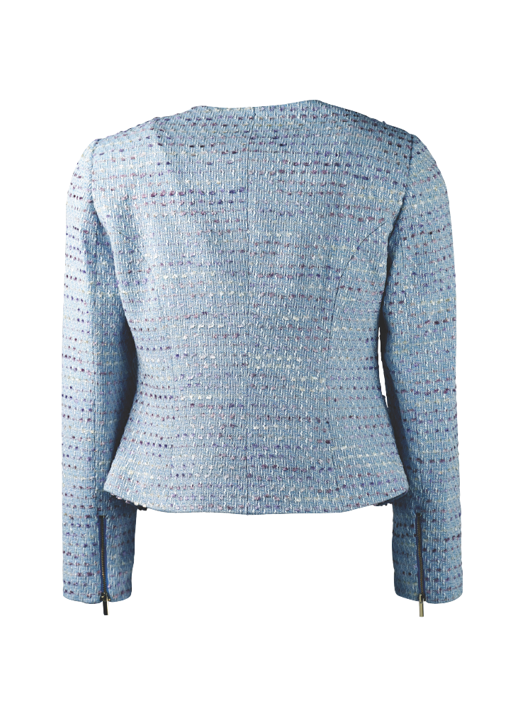 CBK Suits Cartier Tweed Waves Of Ocean Blue