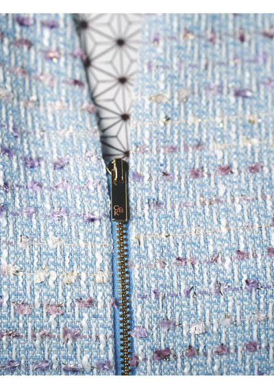 CBK Suits Cartier Tweed Waves Of Ocean Blue