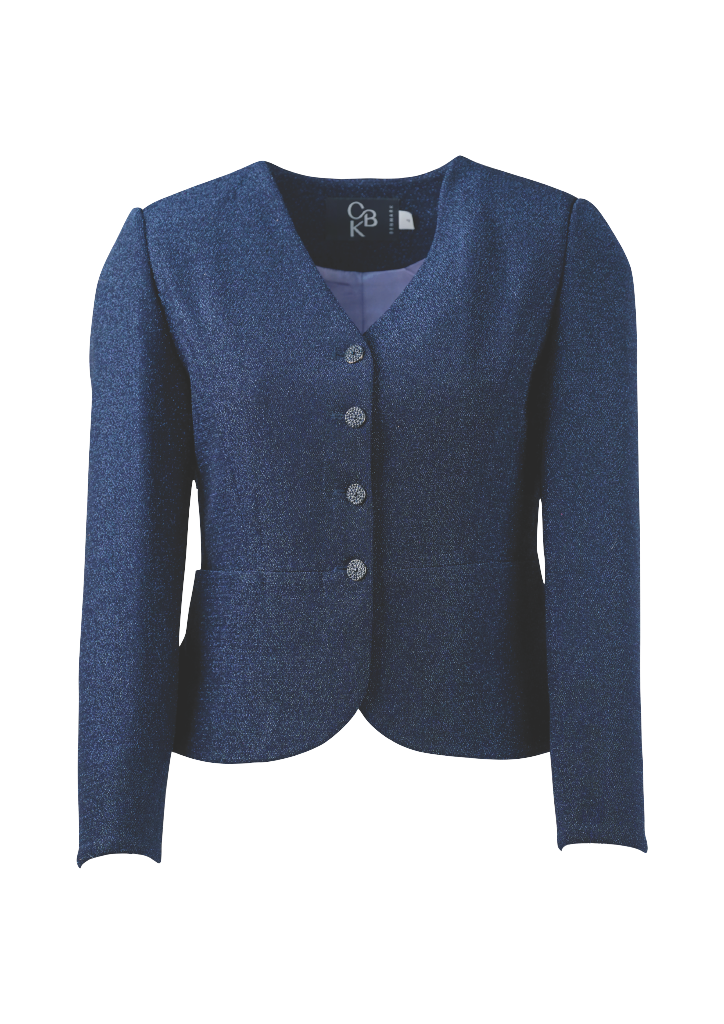 CBK Suits Icy sparkling suit midnight blue