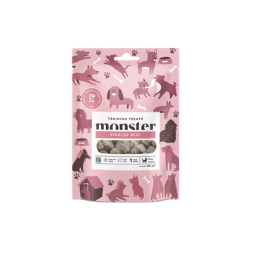 Monster Dog Treats Trainies Beef 100g