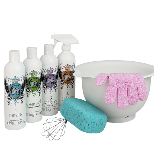 Ashley craig show salon spa serien m/cleanse + startkit 4x500ml + grej