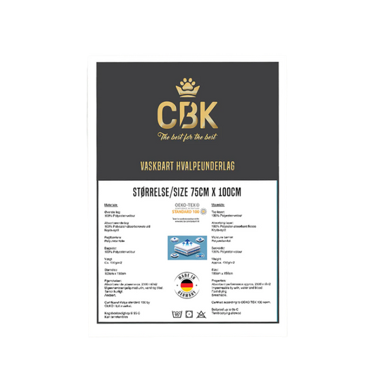 CBK Hvalpeunderlag mellem (75cm x 100cm)
