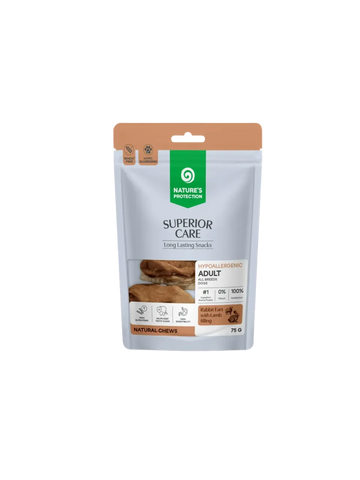 Nature's Protection Kaninøre med lammefyld 75 g