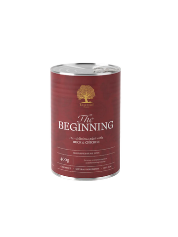 Essential Foods The Beginning Paté Vådfoder med And & Kylling til Hvalpe – 400 g