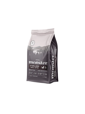 Monster Original Sterilized Kylling/Kalkun Low Fat - Small Bites