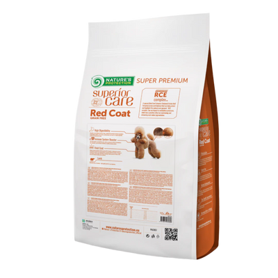 Nature's Protection Red Coat Adult Small Breed, LAMB - SMALL kibbles