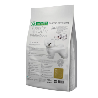 Nature's Protection White Dogs Adult Small Breed, LAMB - SMALL kibbles