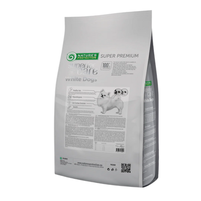Nature's Protection White Dogs Adult Small Breed, INSECT - SMALL kibbles