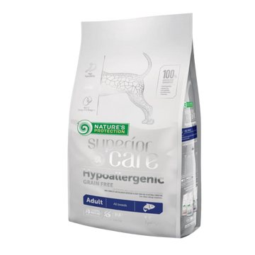 Nature's protection hypoallergenic adult all breed, salmon - medium kibbles