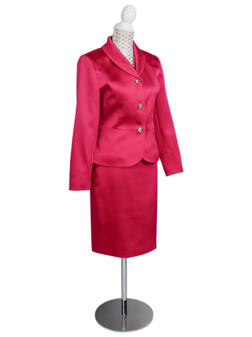 CBK Suits Jodie Satin Suit Peony Ardour