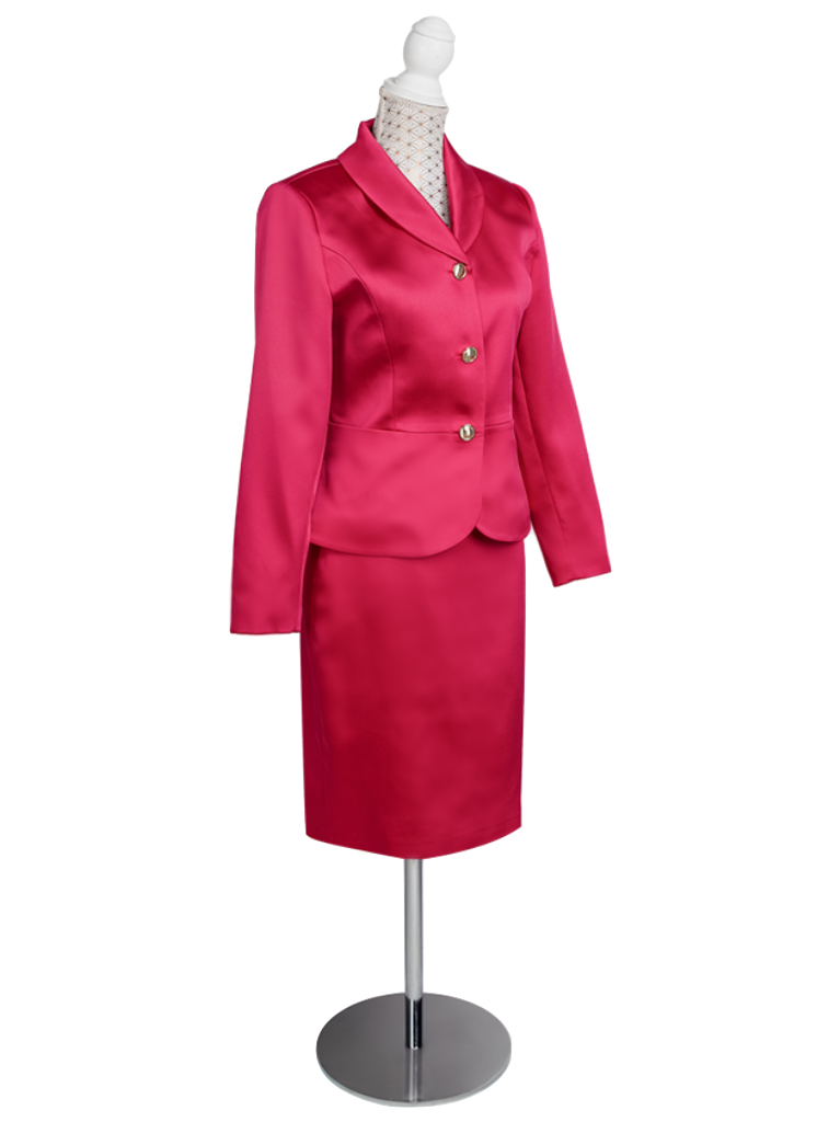 CBK Suits Jodie Satin Suit Peony Ardour