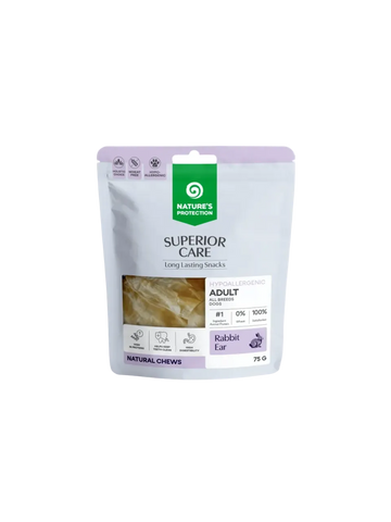 Nature's Protection 100% Naturlig Kaninøre 75 g