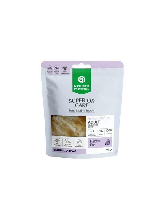 Nature's Protection 100% Naturlig Kaninøre 75 g