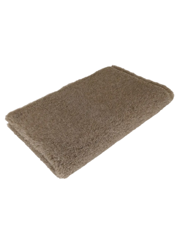 CBK Tykke Vetbed Lys Brun med Grøn Bagside 100x150cm - 30mm Lud