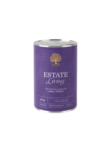 Essential Foods Estate Living Paté Vådfoder med Lam & Kalkun til Hunde – 400 g