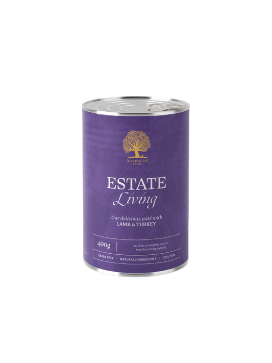 Essential Foods Estate Living Paté - Vådfoder med LAm & Kalkun 400 g