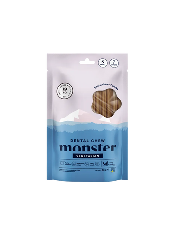 Monster Dental Chew Vegetar pakke af 7 stk.