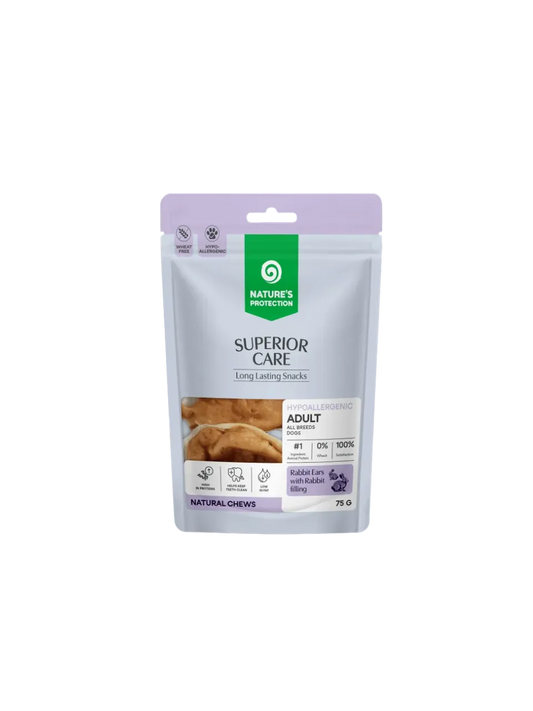 Nature's Protection Kaninøre med kaninfyld 75 g