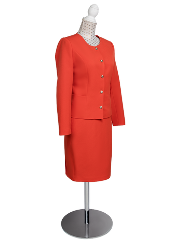 CBK Suits Nouveau Classic Suit Mandarin Red