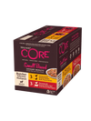 6 x CORE Savoury Medleys Small breed - Multipakke Chicken & Beef