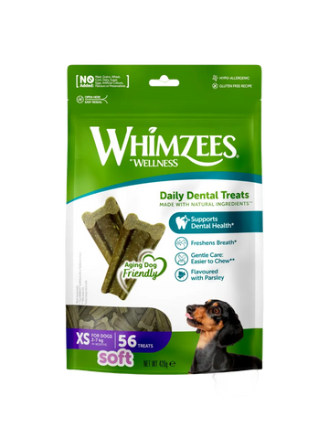 Whimzees Tyggestænger Soft - velegnet til ældre hunde i flere varianter
