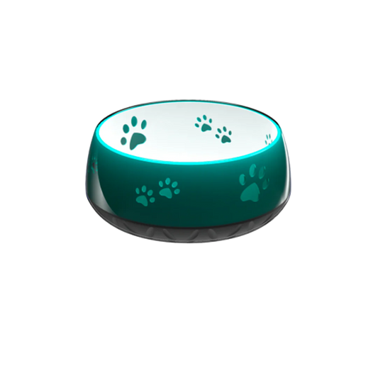 Vandskål med poteaftryk grøn (flere størrelser)