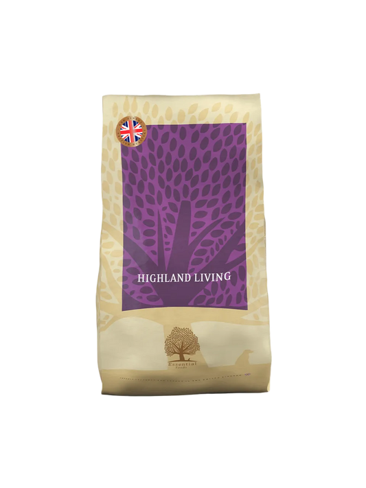 Essential Heritage Highland Living Large Breed - Kornfri Tørfoder med kalkun, fjervildt & angus okse 10 kg