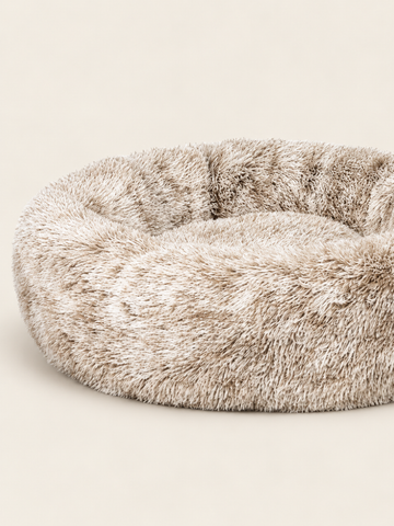 CBK Donut Hundeseng - Brunmeleret