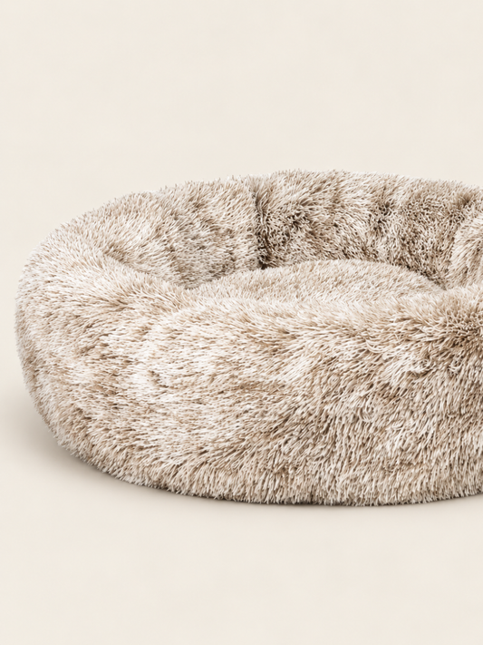 CBK Donut Hundeseng - Brunmeleret