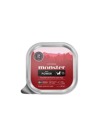Monster Dog Power Beef Paté 150 g
